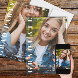 Plantilla de foto simple graduada en negrita Minim