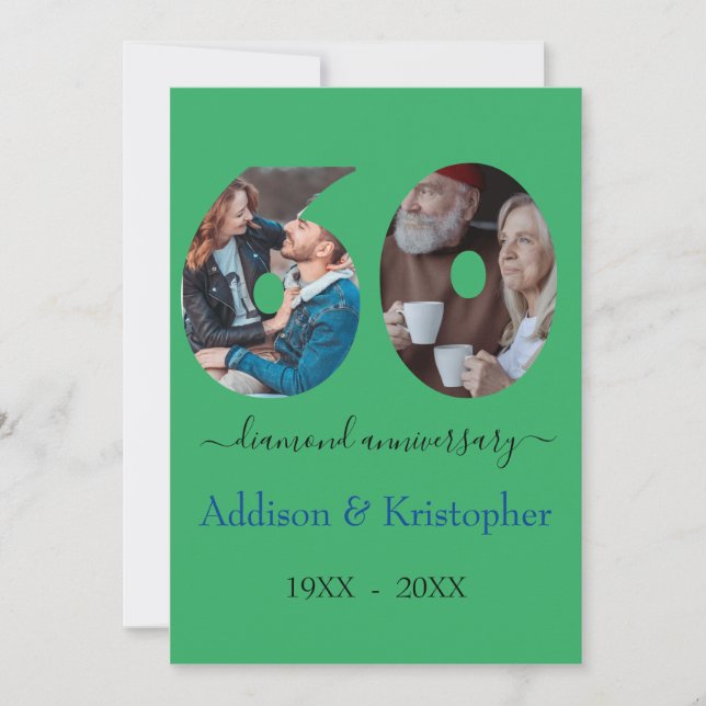 Plantilla de fotografía de amor de diamantes para  (Anverso)