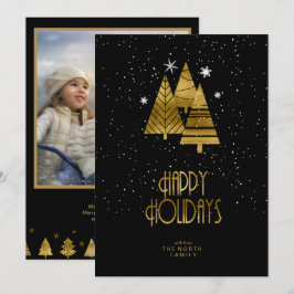 Plantilla de fotografía de árboles de Navidad V2 G