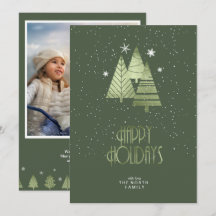 Plantilla de fotografía de árboles de Navidad V2 G