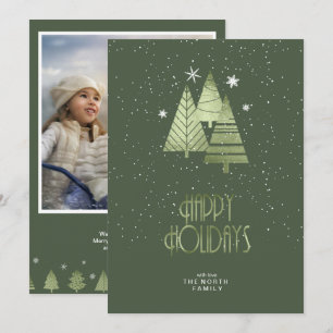 Plantilla de fotografía de árboles de Navidad V2 G