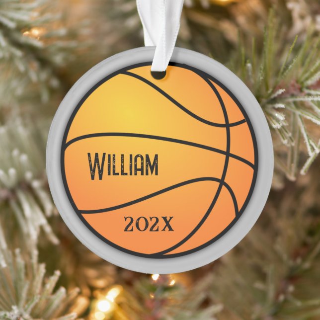 Plantilla de fotografía de baloncesto Ornamento de (Árbol)