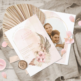 Plantilla de fotografía de Boda Boho Oasis ID959