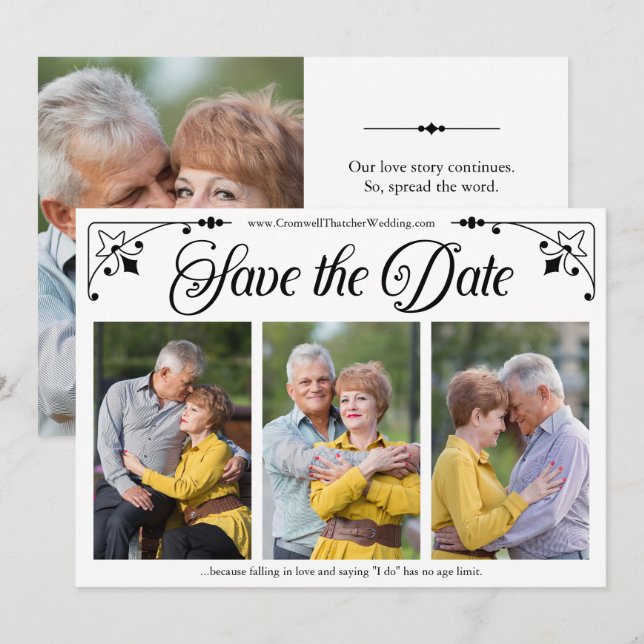 Plantilla de fotografía de doble cara con guión an (Anverso / Reverso)