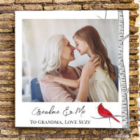 Plantilla de fotografía de familia de cardenales r
