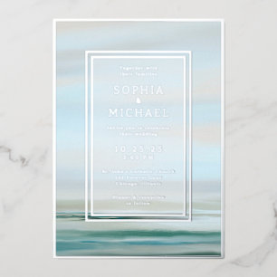 plantilla de fotografía de invitación a matrimonio