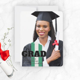 Plantilla de fotografía de Invitación de graduació