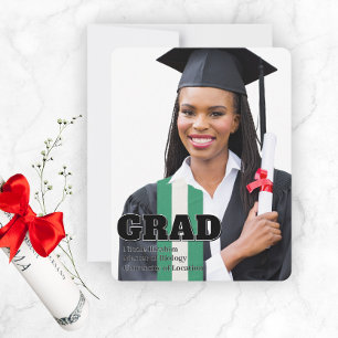 Plantilla de fotografía de Invitación de graduació
