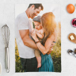 Plantilla de fotografía de toalla de cocina<br><div class="desc">Toalla de té de cocina fotográfica personalizada. Perfecto para un ser querido que le gusta pasar tiempo en la cocina.</div>