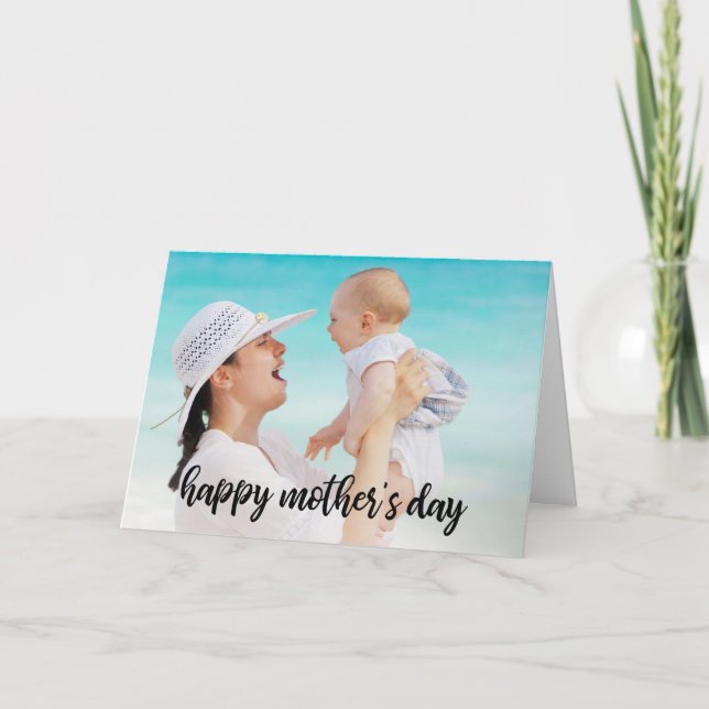 Plantilla de fotografía del Día de la Madre Feliz  (Anverso)