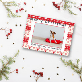 Plantilla de fotografía Mascota de tarjetas de Nav