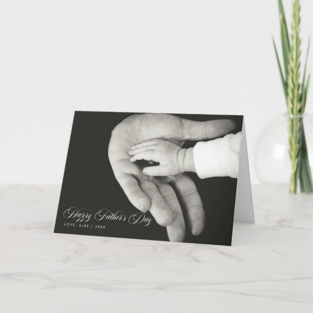 Plantilla de fotografía mínima Día del padre (Anverso)