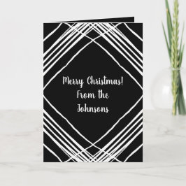 Plantilla de fotografía moderna Navidades blancos 