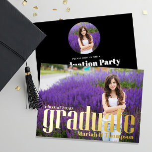 Plantilla de fotografía moderna para graduados de