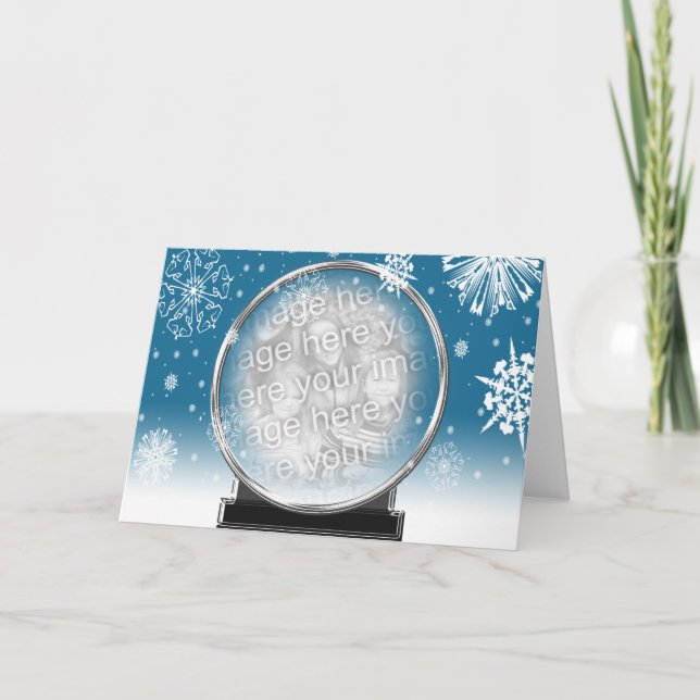 Plantilla de fotografía navideña de navidades de G (Anverso)