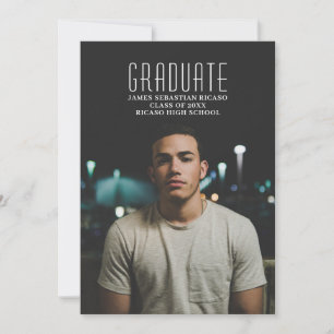 Plantilla de fotografía personalizada de graduació