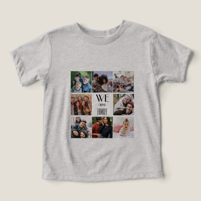 Plantilla de fotografía personalizada "Somos famil (Diseño delantero )