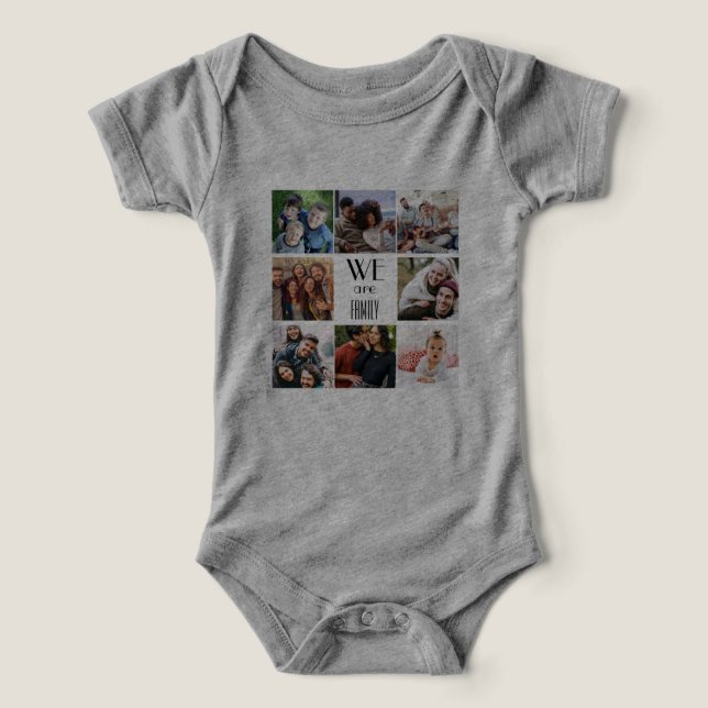 Plantilla de fotografía personalizada "Somos famil (Diseño delantero )
