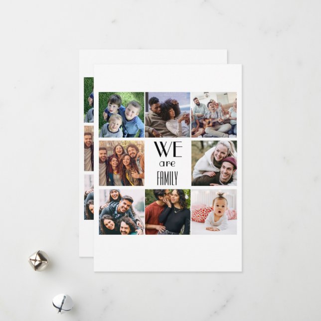 Plantilla de fotografía personalizada "Somos famil (Anverso/Reverso In Situ)