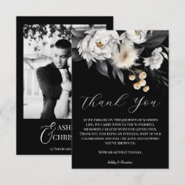 Plantilla de fotos de boho elegante en blanco y ne