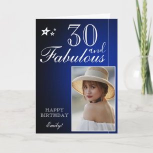 Plantilla de fotos de cumpleaños 30 elegante   Per
