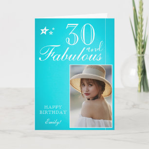 Plantilla de fotos de cumpleaños 30 elegante   Per