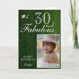 Plantilla de Fotos de Cumpleaños 30 Elegante   Per