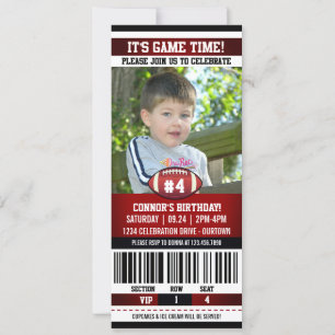 Plantilla de fotos de cumpleaños de fútbol