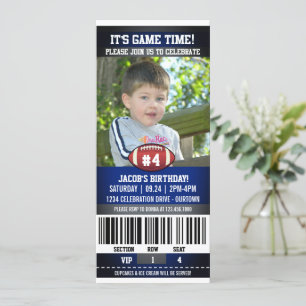 Plantilla de fotos de cumpleaños de fútbol