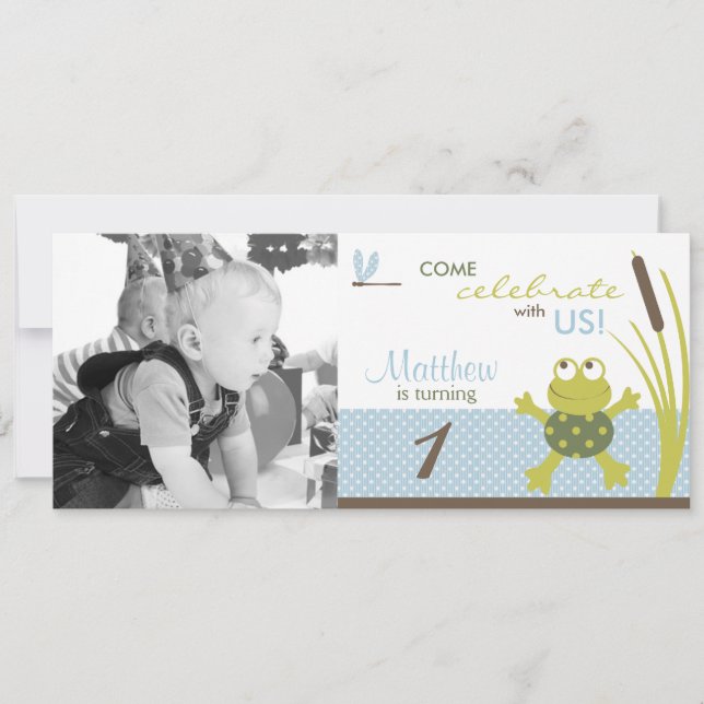 Plantilla de fotos de la rana de baño de la cinta  (Anverso)