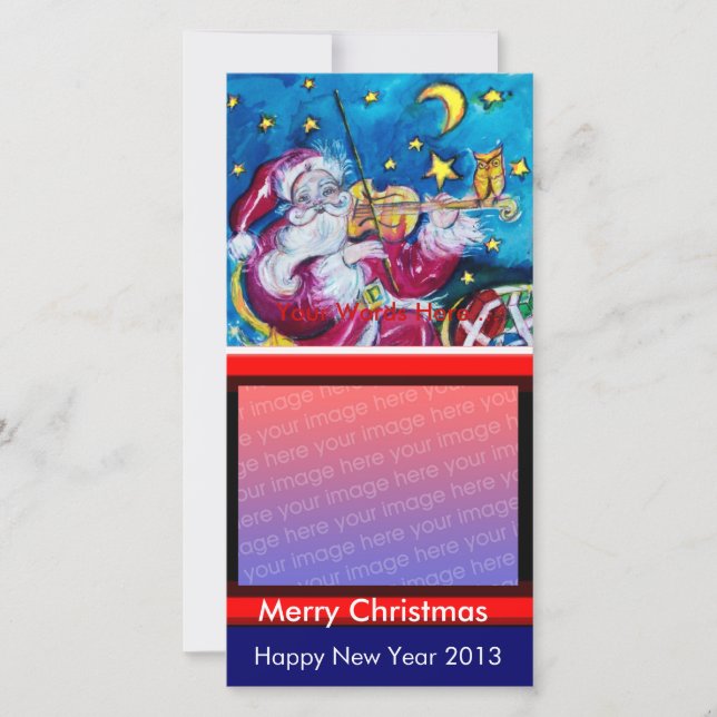 PLANTILLA DE FOTOS DE NAVIDADES SANTA INSPIRADOS (Anverso)