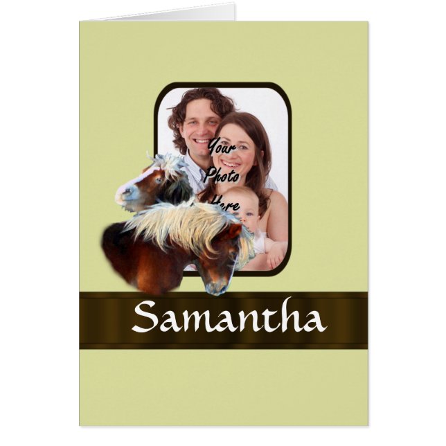 Plantilla de fotos de Pony (Frente)