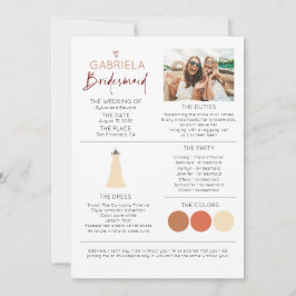 Plantilla de fotos de propuesta de información de 