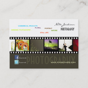 Plantilla de fotos de tarjetas de negocio de carte