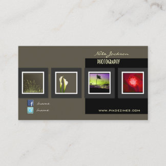 Plantilla de fotos de tarjetas de presentación de 