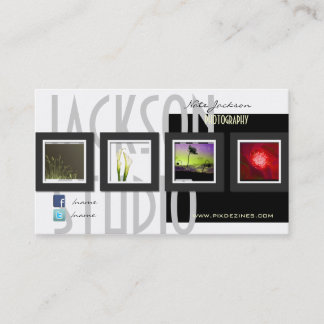 Plantilla de fotos de tarjetas de presentación de 