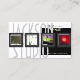 Plantilla de fotos de tarjetas de presentación de 