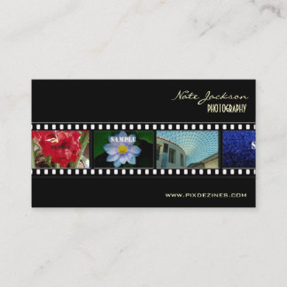 Plantilla de fotos de tarjetas de visita de fotógr