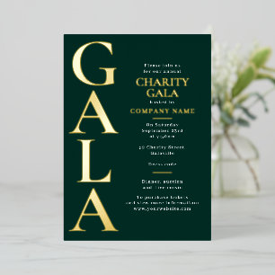 Plantilla de gala benéfica Evento de recaudación d