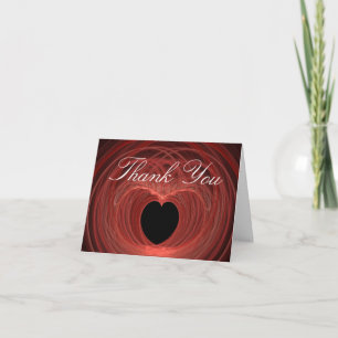 Plantilla de Gratitud de Corazón de Espiral Negra
