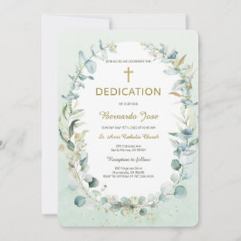 Plantilla de Greenery Dedication Boy