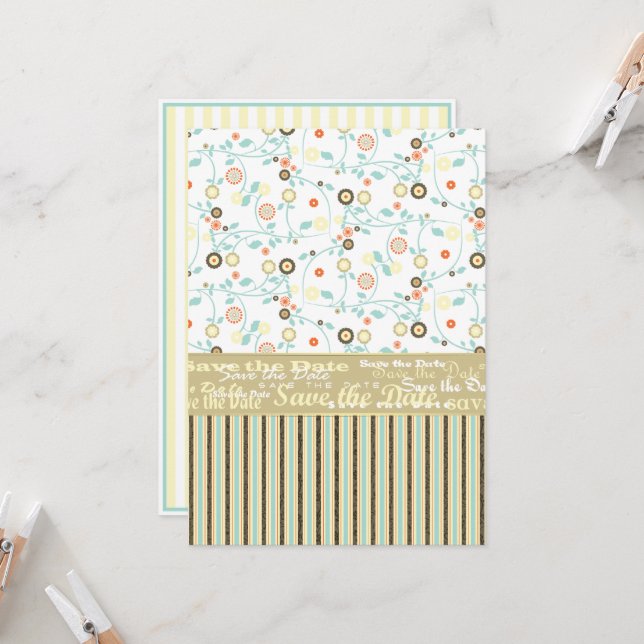 Plantilla de guardar la fecha (Anverso/Reverso In Situ)