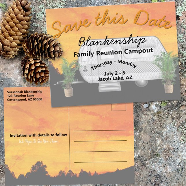 Plantilla de Guardar la Fecha de Reunión de Fiesta (Subido por el creador)