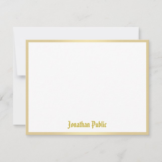 Plantilla de guión de caligrafía de estilo antiguo (Anverso)