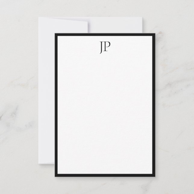 Plantilla de guión de caligrafía monogramada elega (Anverso)