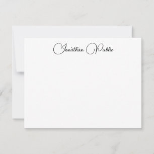 Plantilla de guión de moda con nombre de caligrafi