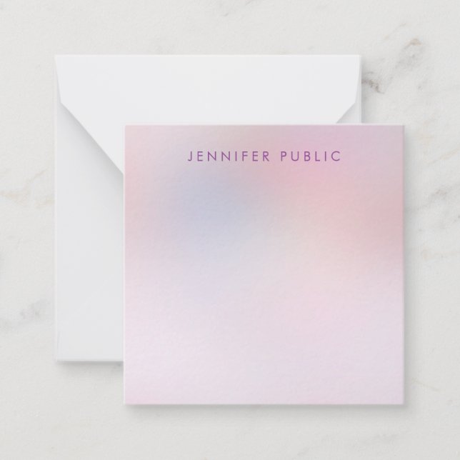 Plantilla de guión Personalizado de colores elegan (Anverso)