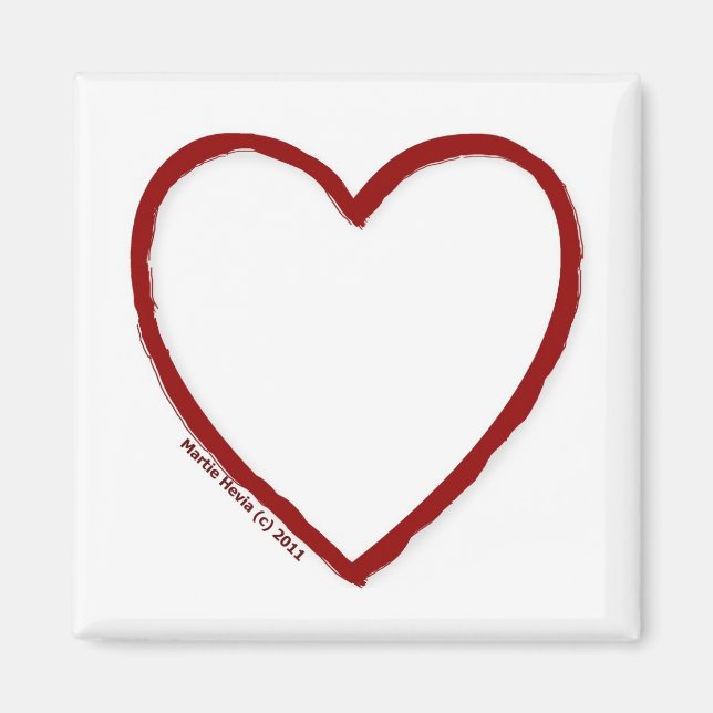 Plantilla de imán de amor y odio (Frente)