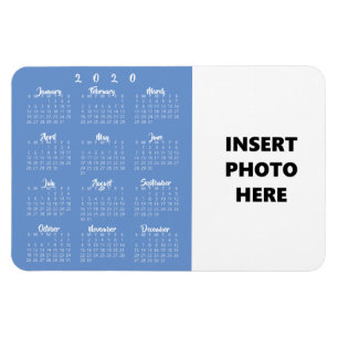 Plantilla de imán de calendario de personalizado P