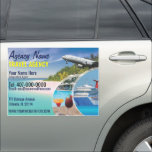Plantilla de imán de coche del agente de viajes 18<br><div class="desc">Atraer más clientes potenciales y clientes a su negocio de viajes con esta plantilla de imán de coches de agencia de viajes (agencia de viajes). Agregue un logotipo o incluso cambie de color para establecer mejor su marca.</div>